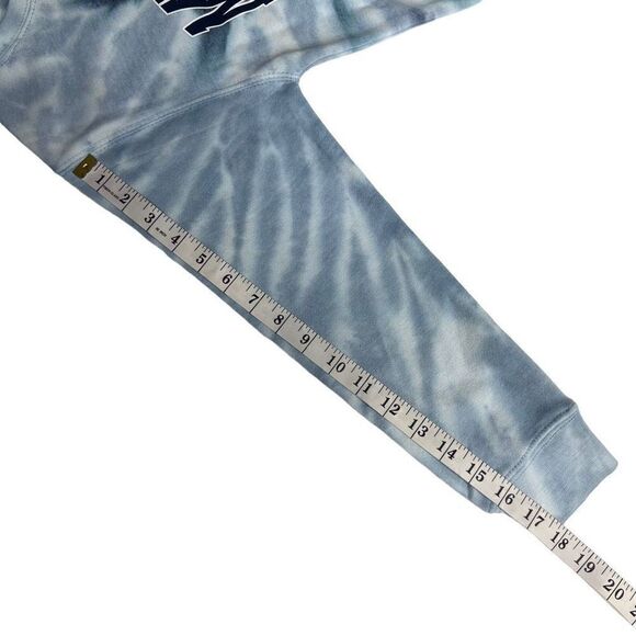 dreamsicle Kids Sweatshirt Tie Dye Miami Beach Logo Blue White Aqua Kids Medium - Picture 6 of 11